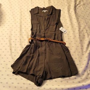 Dark Green Romper Small NWT